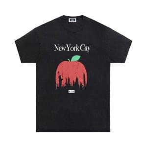 Винтажная футболка Kith Big Apple, цвет Черный