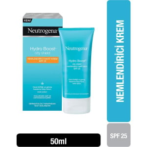 Солнцезащитный крем SPF 25 Neutrogena Hydro Boost City Shield, 50 мл