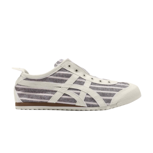 Кроссовки Onitsuka Tiger Mexico 66 Slip-On 'Cream Brown Pinstripes', кремовый