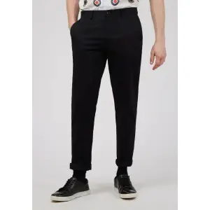 Брюки-чиносы Ben Sherman "Signature Slim Stretch Chino", узкого кроя, хлопок, черный