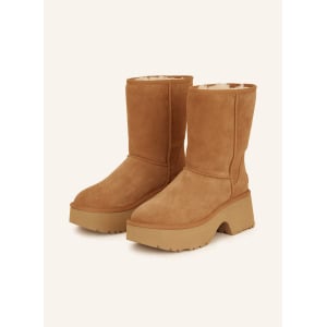 Классические ботинки на платформе Ugg, коричневый