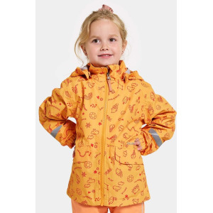 Дождевик Didriksons NORMA KIDS PR JKT 3, оранжевый