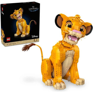 Пластиковый конструктор Disney young king lion king simba 43247 — коллекционный и демонстрируемый креативный набор фигурок животных для взрослых (1445 предметов) Lego