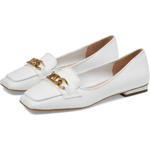 Лоферы Franco Sarto Tiari Slip-On Square Toe Loafers, цвет White Woven Fabric