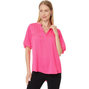 Блуза Vince Camuto 1/4 Puff Sleeve, цвет Hot Pink