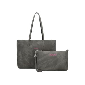 Сумка-шоппер Replay 35 cm, цвет washed black-black