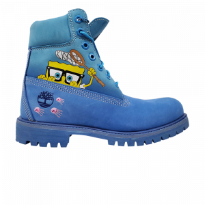 Blue timbs on sale
