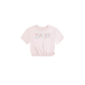 Футболка t-shirt cropped bambina Levi'S, розовый