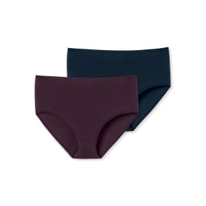 Трусы SCHIESSER Panty, цвет Dark blue/Aubergine