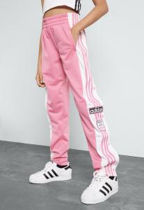 Adidas adibreak track pants pink hotsell