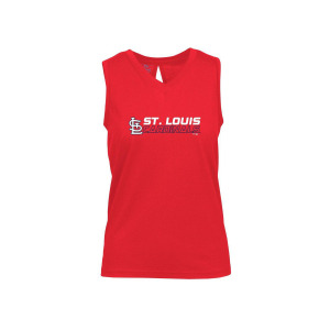 Красная женская майка St. Louis Cardinals Paisley Chase с v-образным вырезом LevelWear, красный