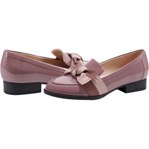 Лоферы Bandolino Lindio, цвет Dark Mauve Patent/Blush