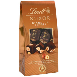 Мягко-горький шоколад gianduja с цельным фундуком Lindt, 103 г