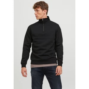 Толстовка JJEBRADLEY HALF ZIP Jack & Jones, черный