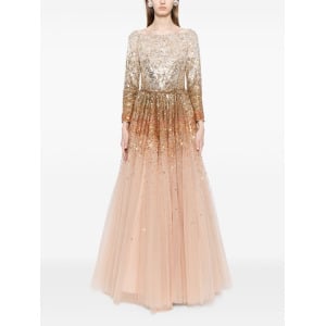 Jenny Packham декорированное платье Dreaming из тюля, золотой