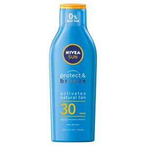 Лосьон, активирующий естественный загар SPF30 200мл Nivea, Sun Protect & Bronze