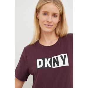 Прекрасная футболка DKNY, фиолетовый