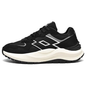 Кроссовки LOTTO Chunky Sneakers Women's Low-top Black/white, черный