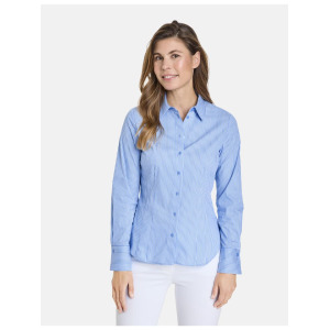 Блуза Gerry Weber Langarm, цвет blau/weiß streifen