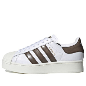 Кроссовки (WMNS) adidas BlackPinkadidas originals Superstar Bold 'White Brown', белый