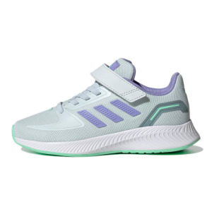 Кроссовки Runfalcon 2.0 Kids, низкие, серые/фиолетовые Adidas