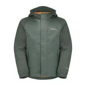 Дождевик Jack Wolfskin «TUCAN JACKET K», с капюшоном, цвет hedge-green