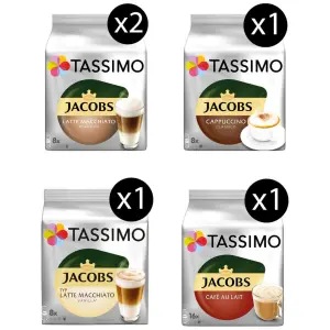 Капсулы Tassimo Кофейные капсулы сорта Jacobs Lovers - всего 48 напитков