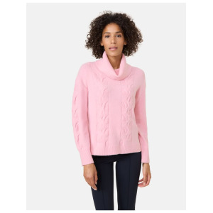 Пуловер Gerry Weber Langarm Rundhals, цвет rose quartz melange