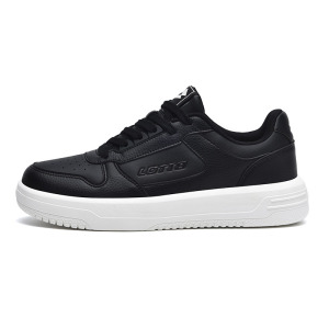 Кроссовки LOTTO Skateboarding Shoes Men Low-top Black/White, черный