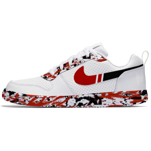 Кроссовки Nike Court Borough Skateboarding Shoes Men Low-top Red/white/black, белый