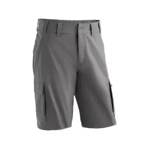 Maier Sports Cargo Bermudas "Fenit Short M", короткие мужские походные брюки, современные уличные бермуды, треккинговые брюки, серый