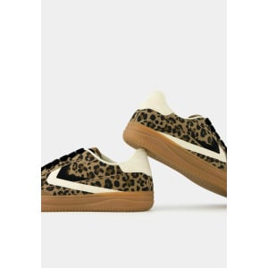 Полукеды Retro Animal Print Bershka, разноцветные