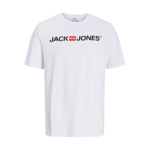 Футболка Jack & Jones JJECOPR OLD LOGO, белый