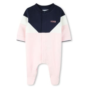 BOSS Kidswear пижамный комплект с логотипом, розовый