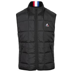 Пуховик без рукавов зимняя классика Le Coq Sportif, черный