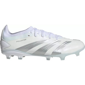 Футбольные бутсы Adidas Predator Pro FG, белый/серебристый