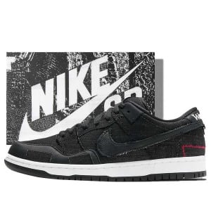 Кроссовки sb dunk low x Nike, черный