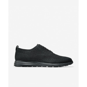 Мужские туфли на шнуровке из черной ткани Stitchlite™ Cole Haan, черный