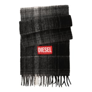 Шарф DIESEL Scarf S-BESTRO, черный/пятнистый черный