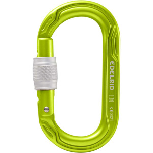 Овальный винтовой карабин Power 2500 Edelrid, зеленый