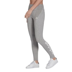 Тайтсы Adidas Sportswear Loungewear Essentials High-Waisted Logo, серый