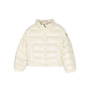 Moncler Enfant пуховик на молнии, белый