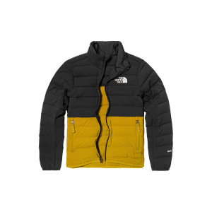 Детские пуховики/жилеты The North Face, черный/желтый