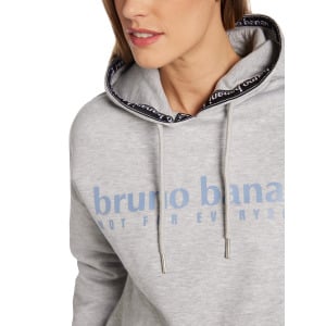 Толстовка Bruno Banani Hoodie ohne Reißverschluss Calderon, цвет Grau/Melange