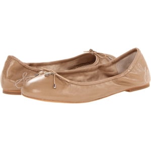 Туфли на плоской подошве Sam Edelman Felicia, цвет Nude Leather