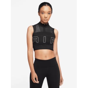 Майка Nike W NK DF AIR CROP, черный