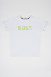 Футболка с логотипом Boss Kidswear, белый