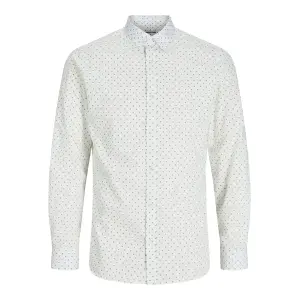 Детская рубашка с длинными рукавами Jack & Jones "JJJOE PRINT SHIRT LS AW24 JNR" Jack & Jones Junior, цвет White Detail