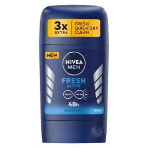 Nivea, Дезодорант-карандаш для мужчин Fresh Active, 50 мл