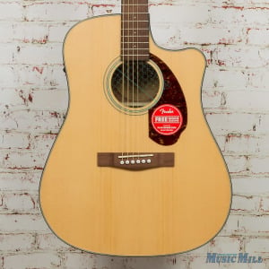 Акустическая гитара Fender - CD-140SCE - Dreadnought Acoustic-Electric Guitar - Natural